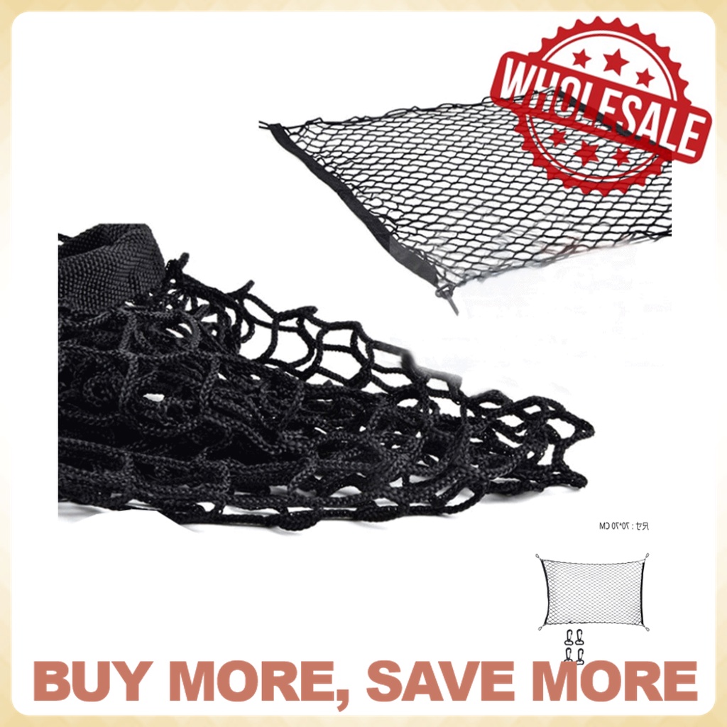 [Ready Stock] Cargo Net Car Trunk Luggage Storage Universal Cargo