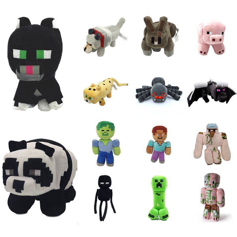 Minecraft Plushie Toys Minecraft Creeper Enderman Wolf Stuffed Toys