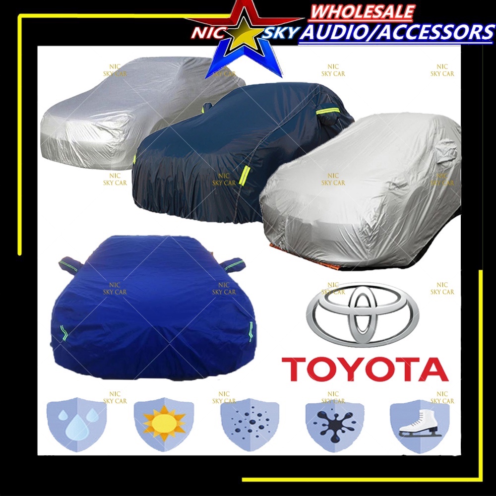 TOYOTA Car cover fo vios atis avanza innova veloz camry estima cruiser