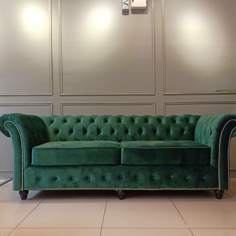 CHESTERFIELD ALBERT / SOFA CHESTERFIELD / CHESTERFIELD KILANG Shopee