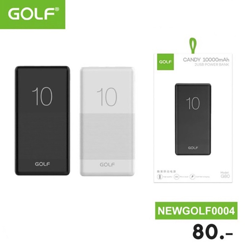 Golf powerbank 10000mah 100 original ship within 24hour Ready stock powerbank Shopee Malaysia