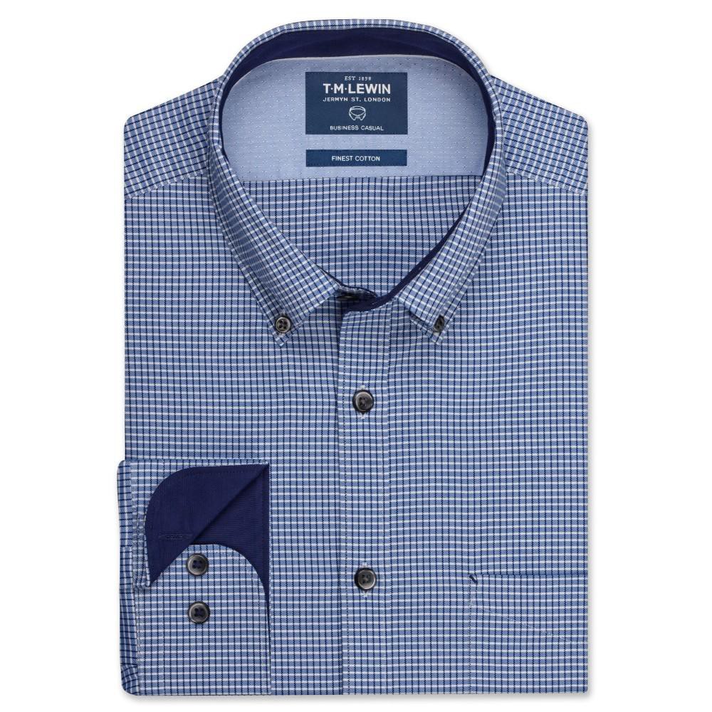 Tm lewin business deals casual shirts