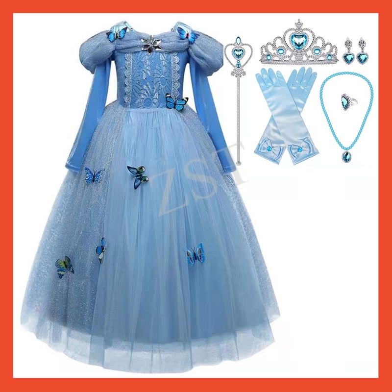 【fast shipping】baju baby girl girls fashion girl costume Princess Dress ...