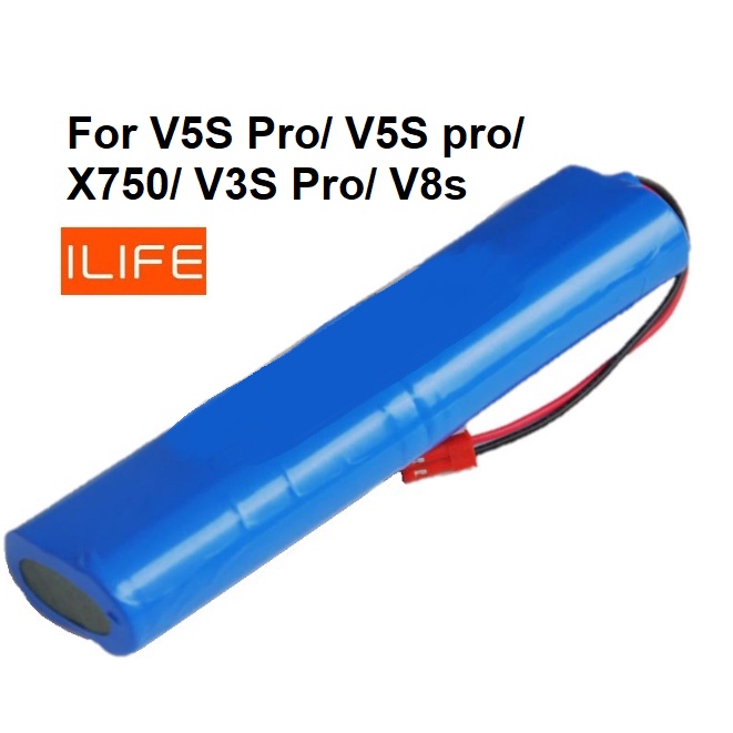 Vacuum Robot Battery for Ilife V3 X3 V50 V55 V5Lpro V5S Pro V3S Pro X750 V8S V8 Plus V80 Ecovacs