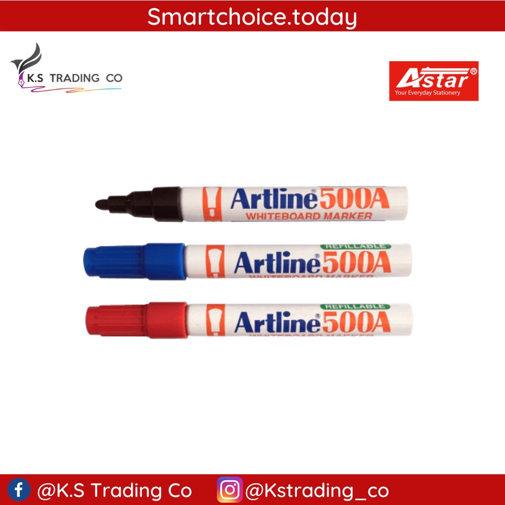 Artline Whiteboard Marker 500A Shopee Malaysia