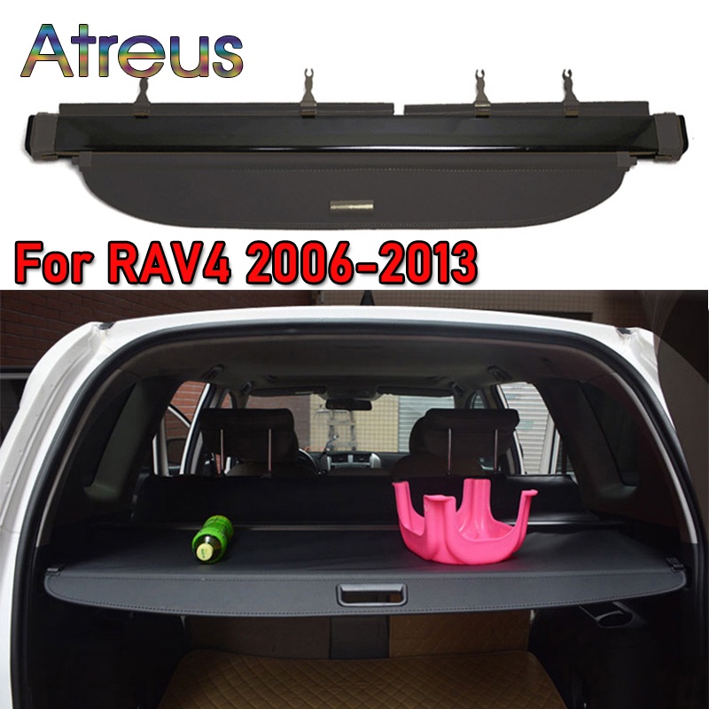 1set Rear Cargo Cover for Toyota RAV4 2006-2013 Car Accessories Trunk ...