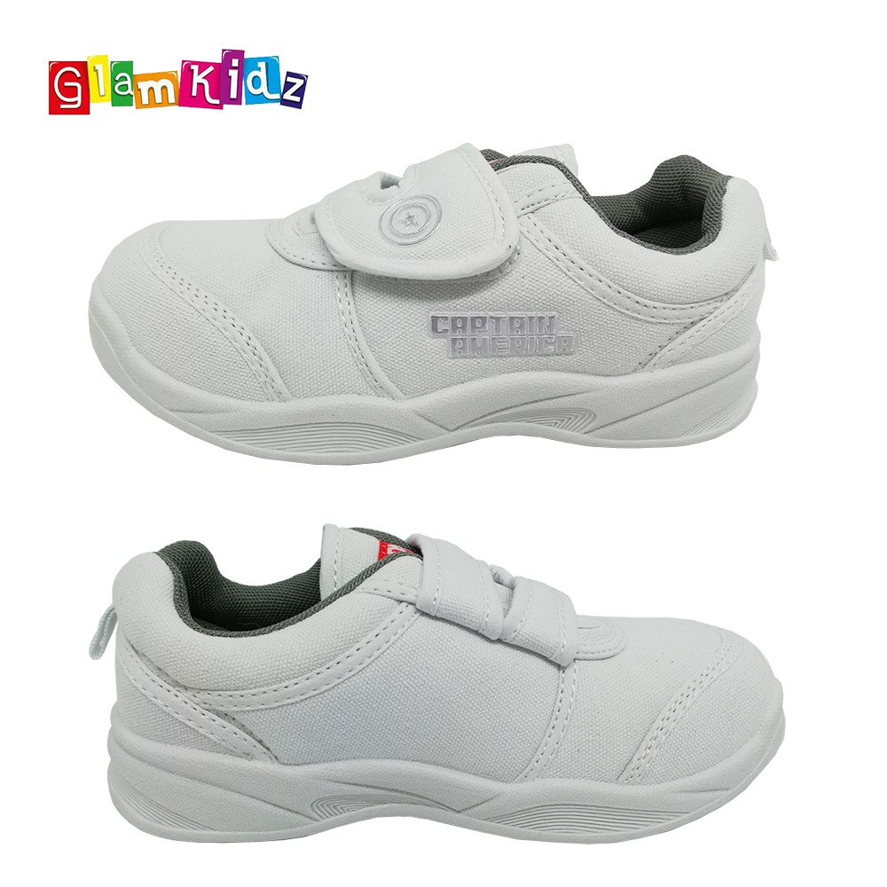 Marvel Avengers Captain America School Shoes White 3 5 1117 Shopee Malaysia