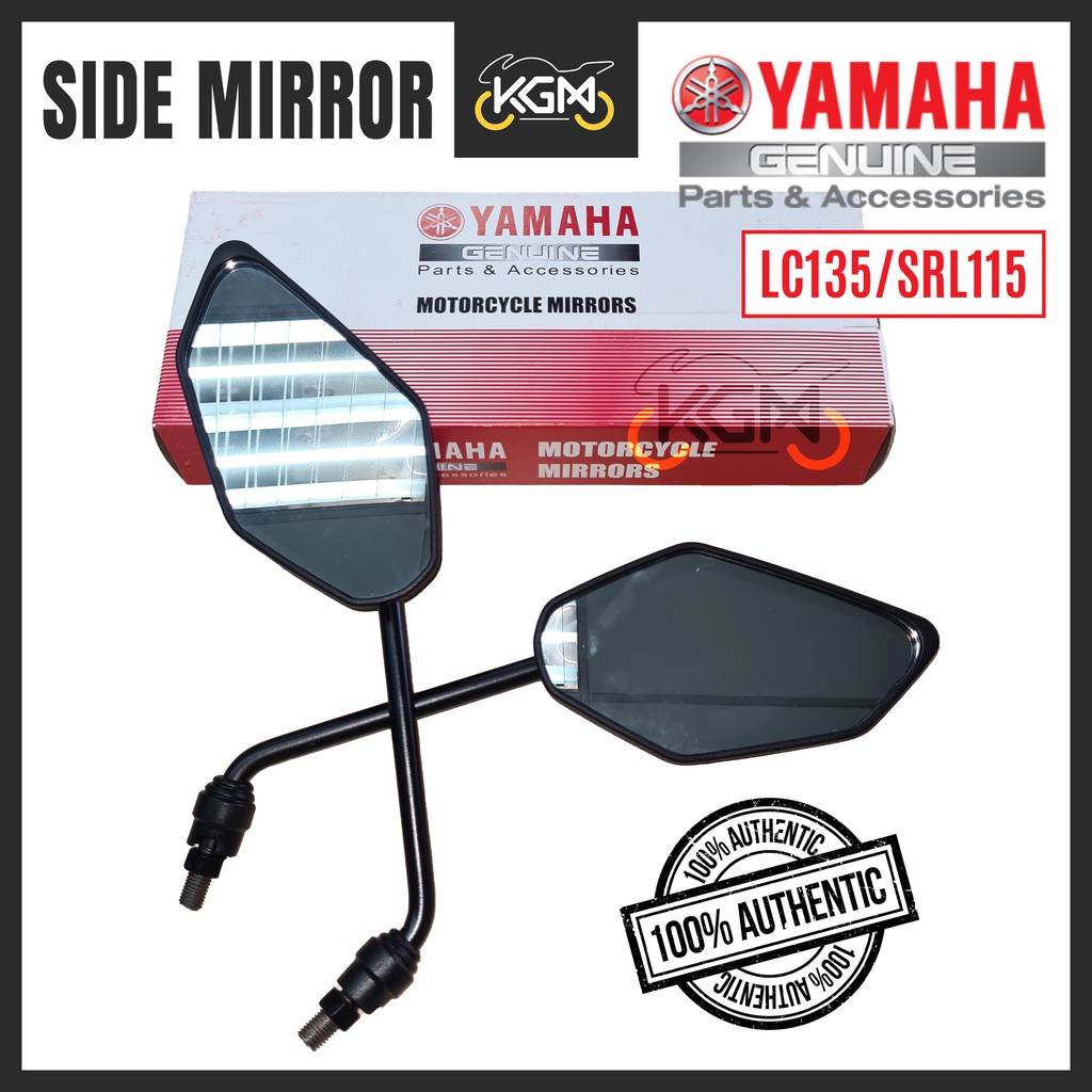 YAMAHA Side Mirror LC135 (V2/V3/V4) / SRL115 (100 ORIGINAL) Shopee