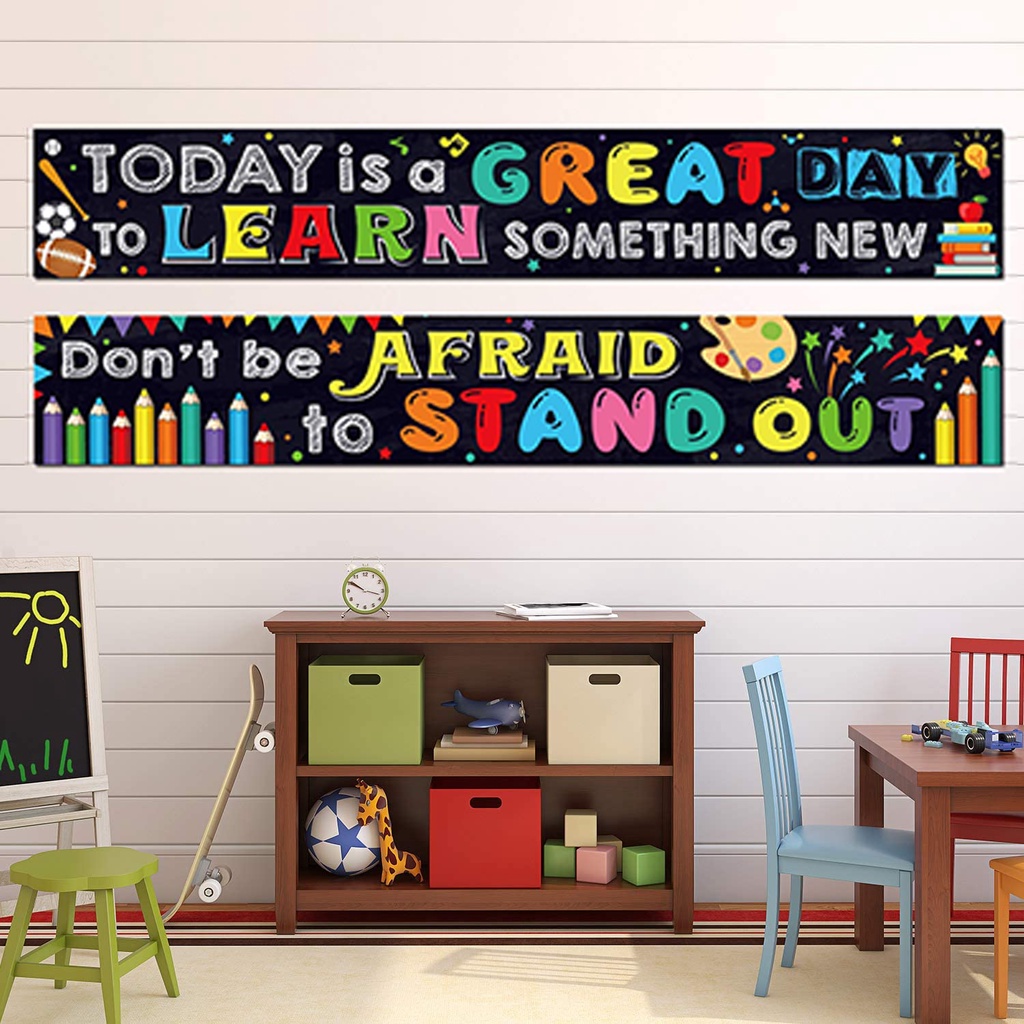 Inspirational Classroom Banner for Teacher Positive Banner Motivational ...