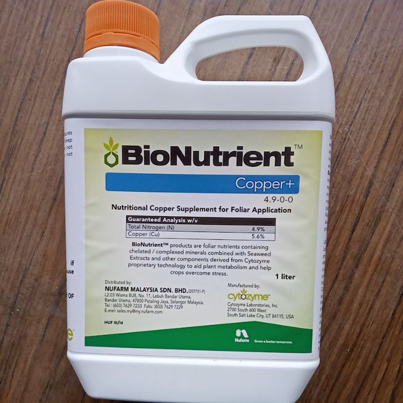 vitamin pokok (nufarm bionutrient 1liter) | Shopee Malaysia