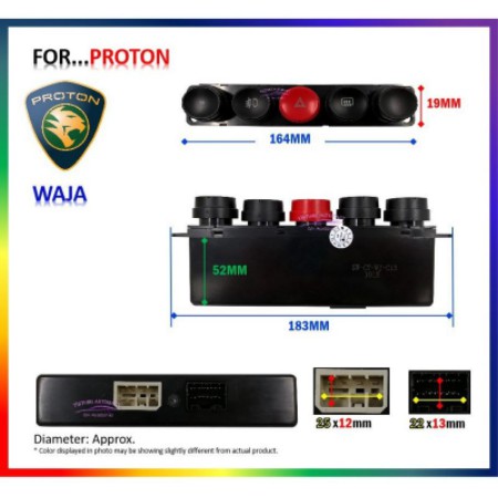 REXAR PROTON GENUINE WAJA CENTER CONTROL SWITCH | Shopee Malaysia