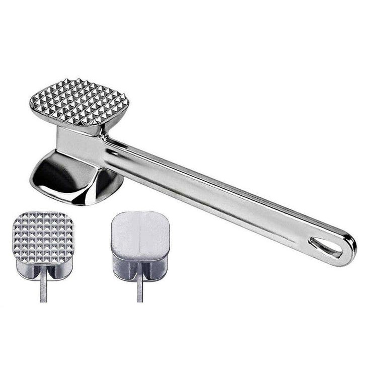 double side Meat Tenderizer Meat Mallet Meat Pounder pelembut daging ...