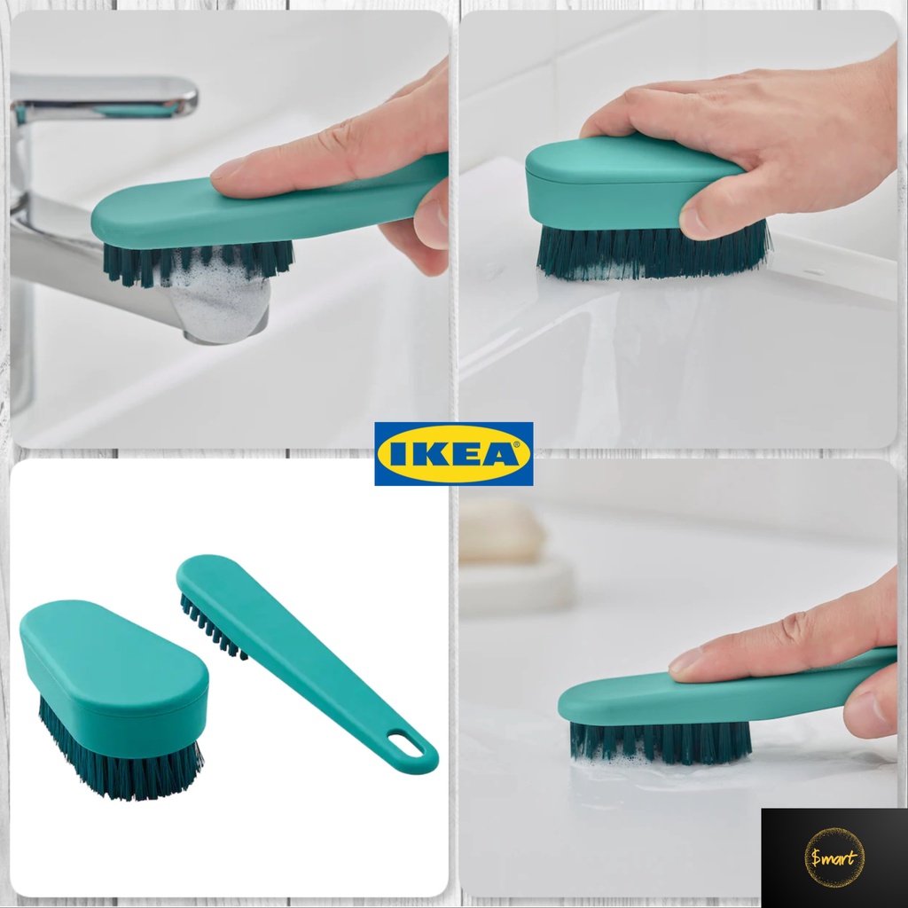 PEPPRIG Scrubbing brush, set of 2, green - IKEA