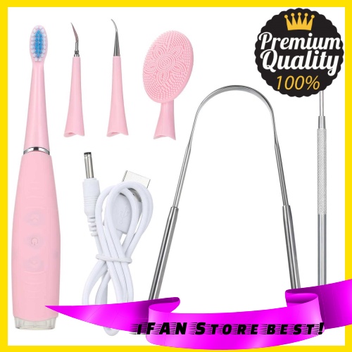 4In1 Electric Toothbrush Set for Teeth Cleaning & Whitening Smart