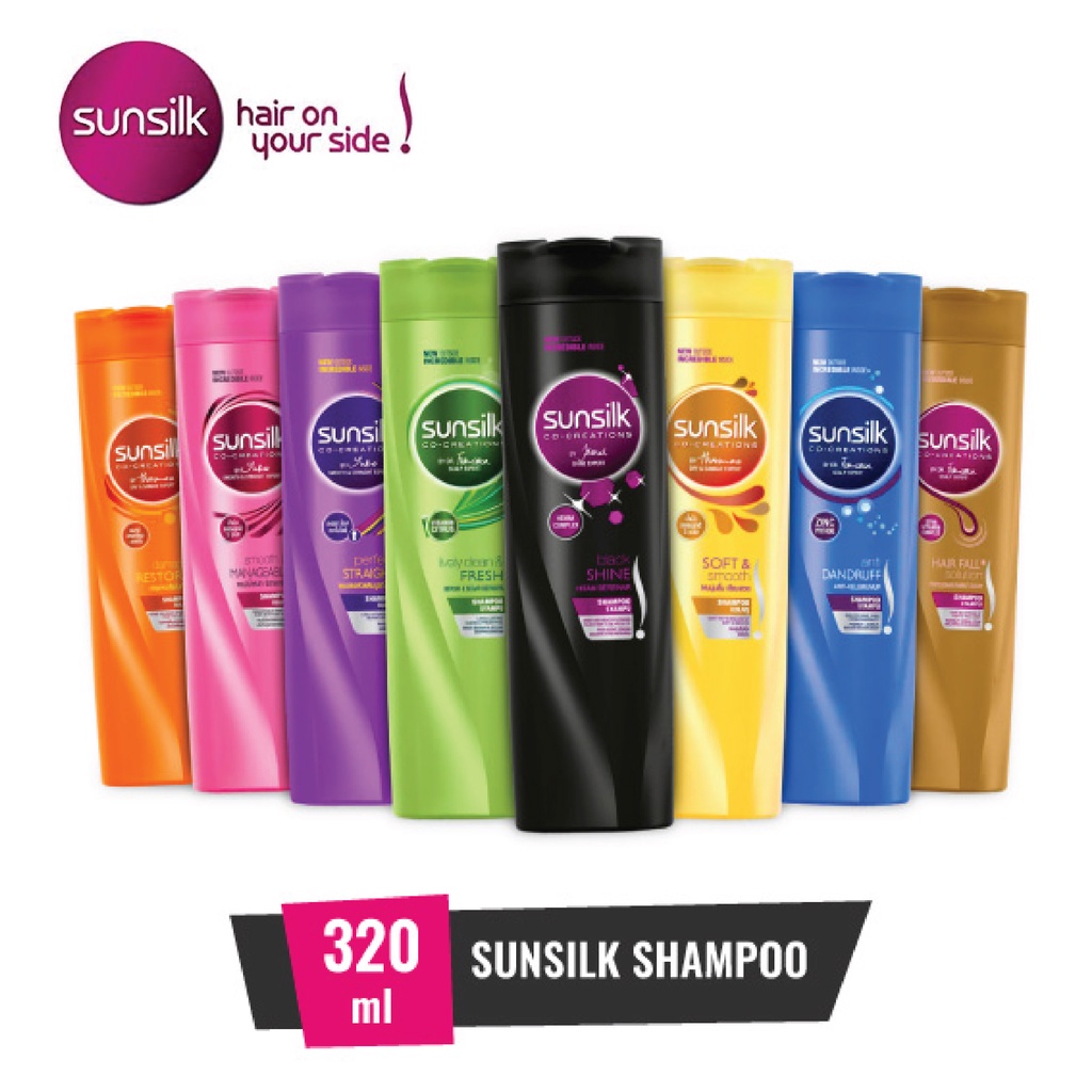 Sunsilk Shampoo 320ml 8 Flavours Shopee Malaysia