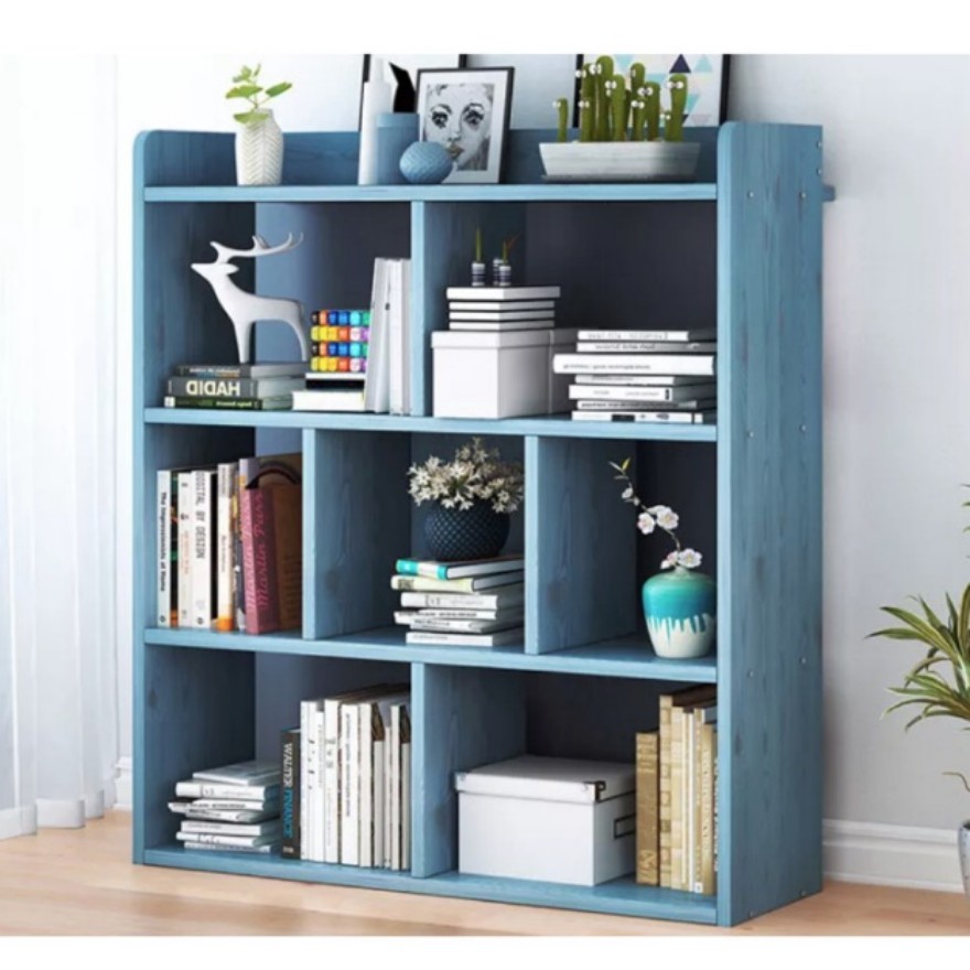 Decorative Book Rack Shelf Rack Deco Book Rack Display Shelf Rak Buku ...