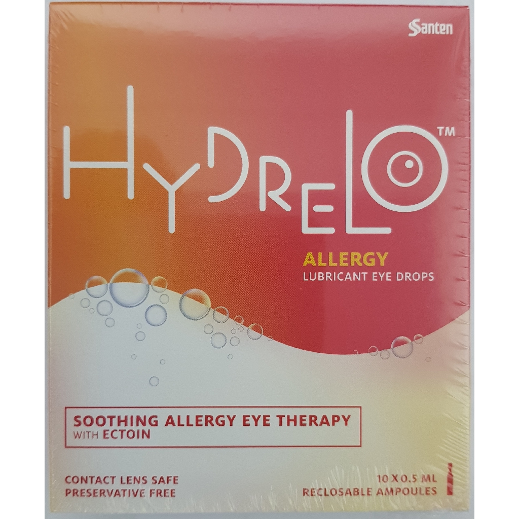 Hydrelo Allergy Lubricant Eye Drops 10 x 0.5ml Reclosable Ampoules (Exp 09/2024) Shopee Malaysia