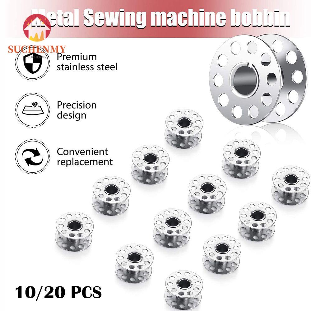 20PCS Stainless Steel Metal Bobbins Spool Sewing Craft Tools