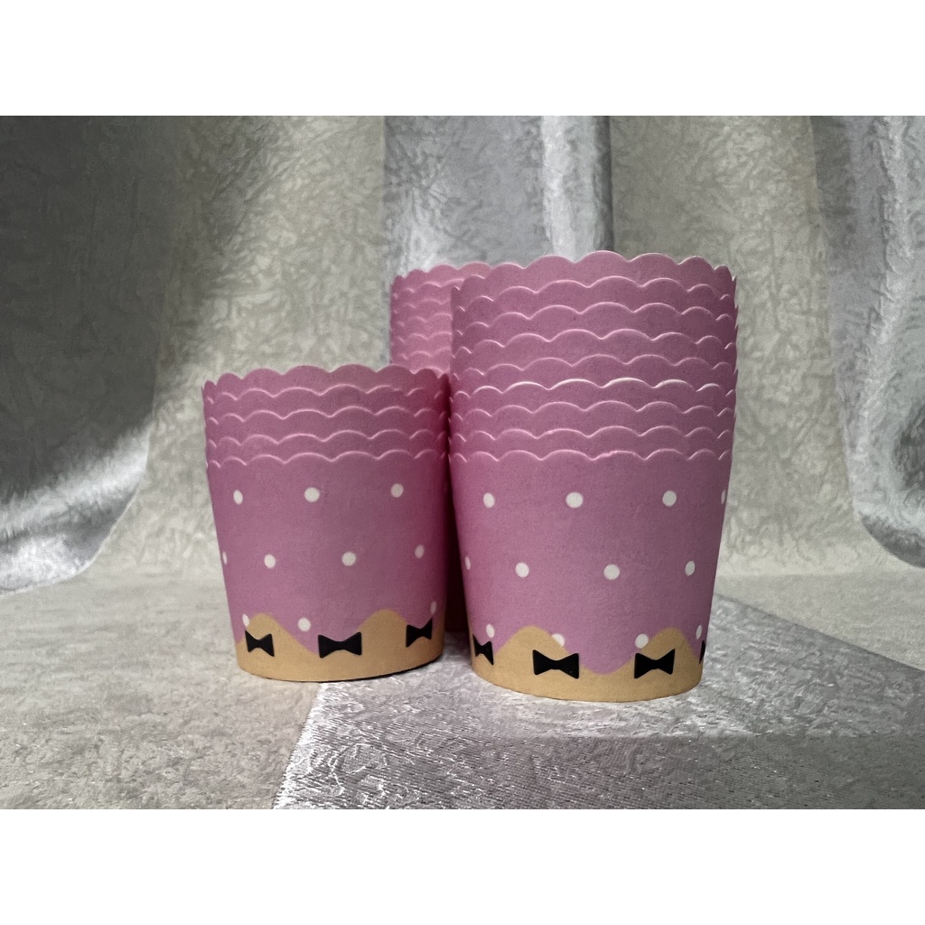 50+- pcs/Roll Colorful Small Paper Cup for Muffin Cup Bekas Kek CupCake ...