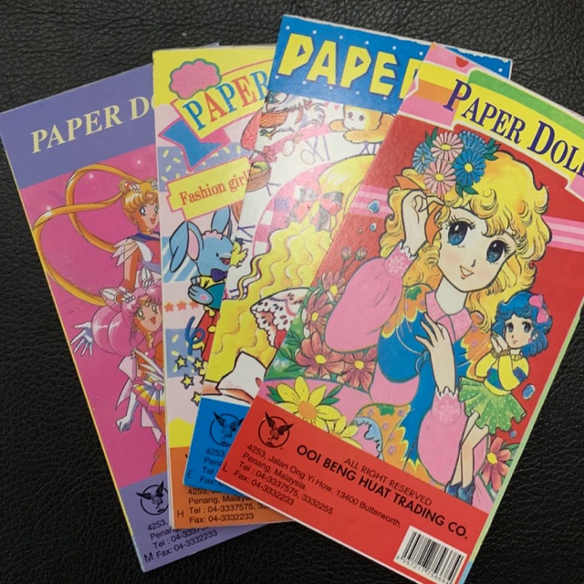 New Paper Doll Book 4 designs | Shopee Malaysia