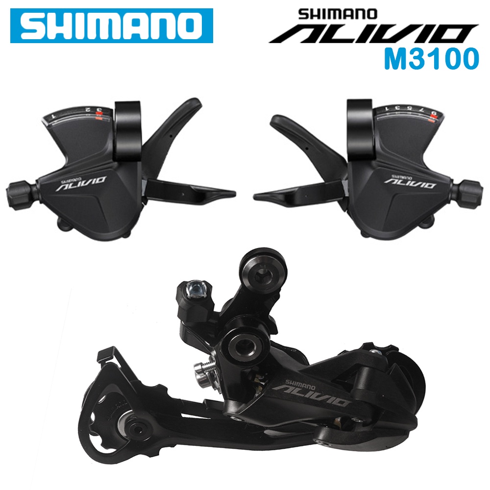 SHIMANO Alivio SL-M3100 3x9-Speed Shifter Groupset RD-M3100 Rear ...