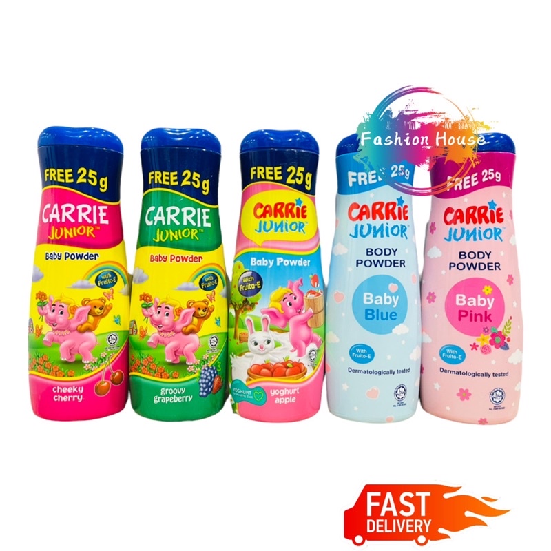 Carrie Junior Baby Powder (125g) | Shopee Malaysia