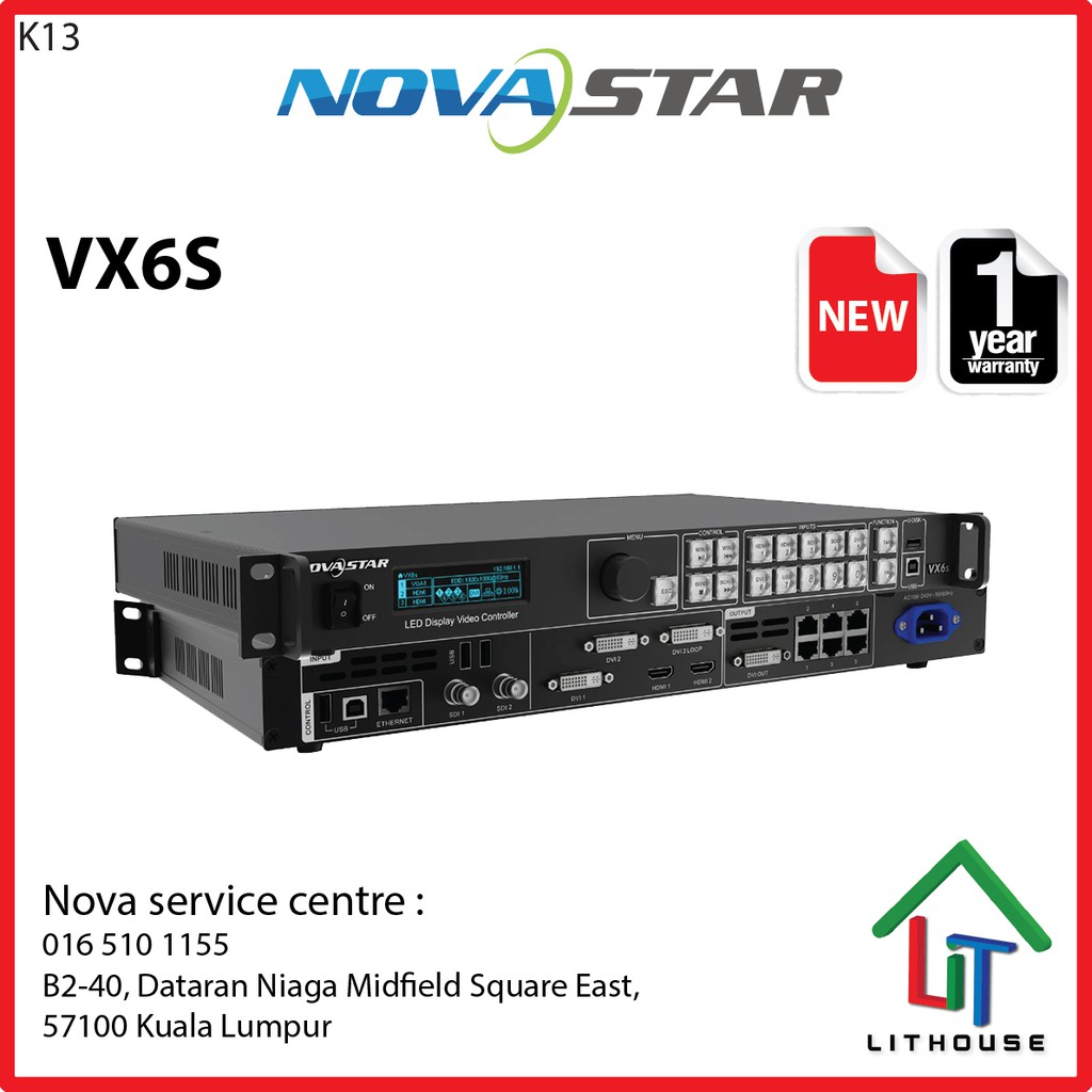 Led Processor Novastar VX600 With Flight Case | Shopee Malaysia