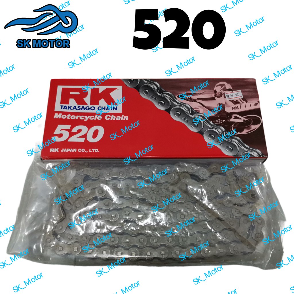 RK Japan 520 120L Motorcycle Chain Rantai Motosikal | Shopee Malaysia