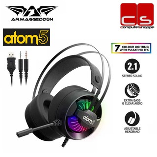 Armaggeddon gaming headset 2.1 best sale atom 5