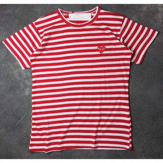 Cdg striped shirt short 2024 sleeve