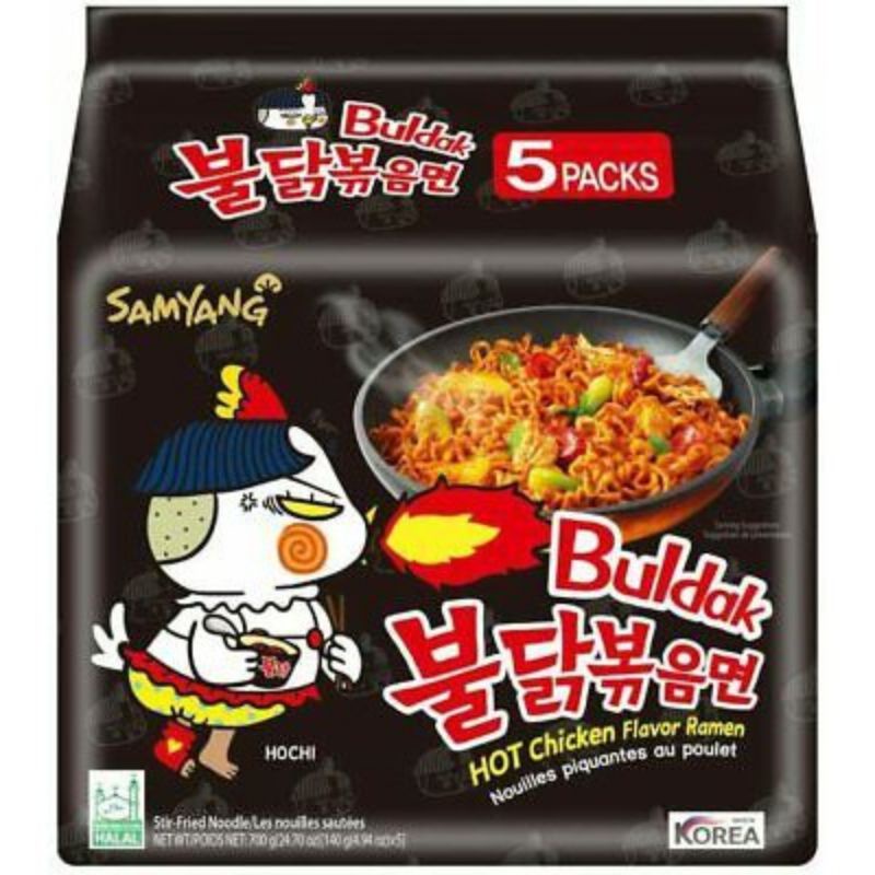 Samyang Buldak Hot Chicken Flavor Ramen Instant Noodle Made In Korea Halal X G