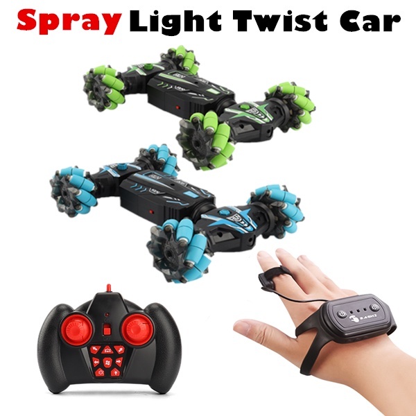 (New Ver)Gesture Sensor Control Stunt Car 4WD Watch Deformable Electric ...