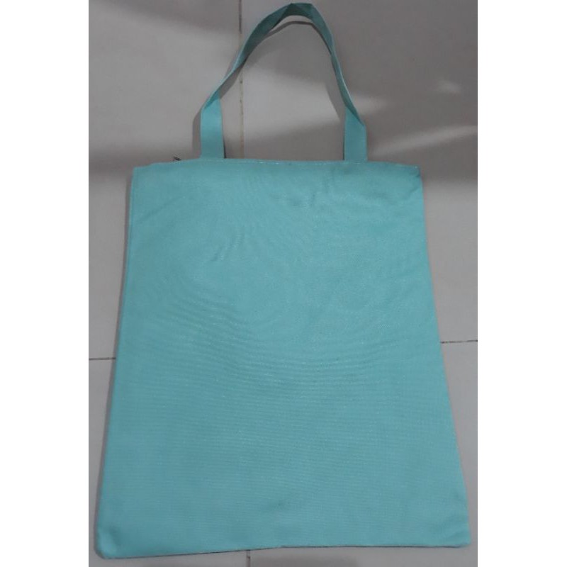 🍁ReadyStock 🍁Canvas Bag Plain Bag Kosong Shopping Tote Bag With Zipper