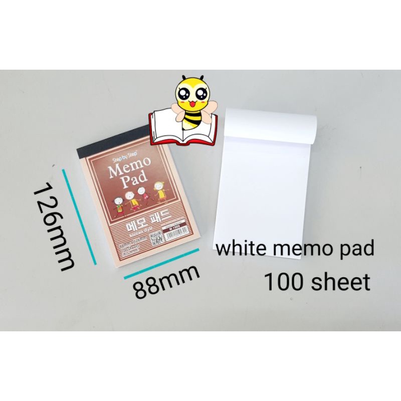 ( SBS ) White memo pad 70gsm M 1969 100sheet | Shopee Malaysia