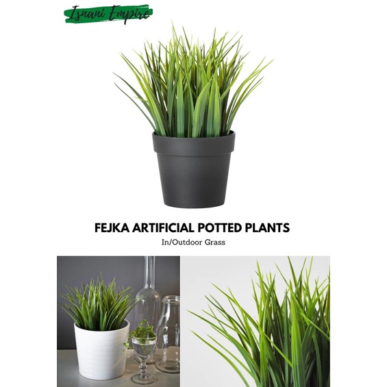 FEJKA Artificial Potted Plants/Grass Shopee Malaysia