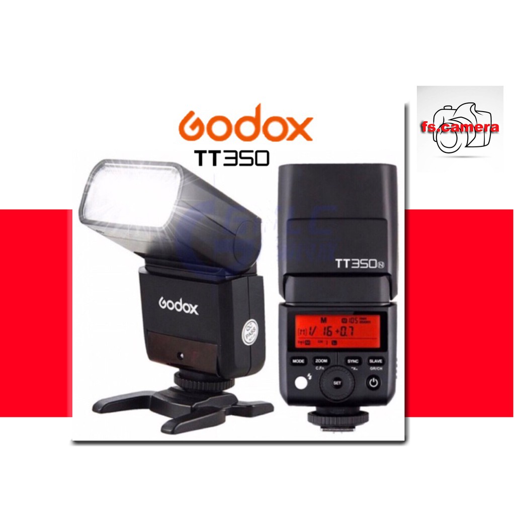 Godox TT350 Mini Thinklite TTL Flash FREE BATTERY AA 4PCS | Shopee Malaysia