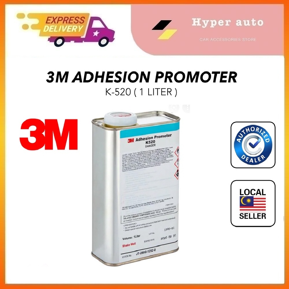 3M Remover Adhesion Promoter Primer K520 Cleaning 1 Liter Double side