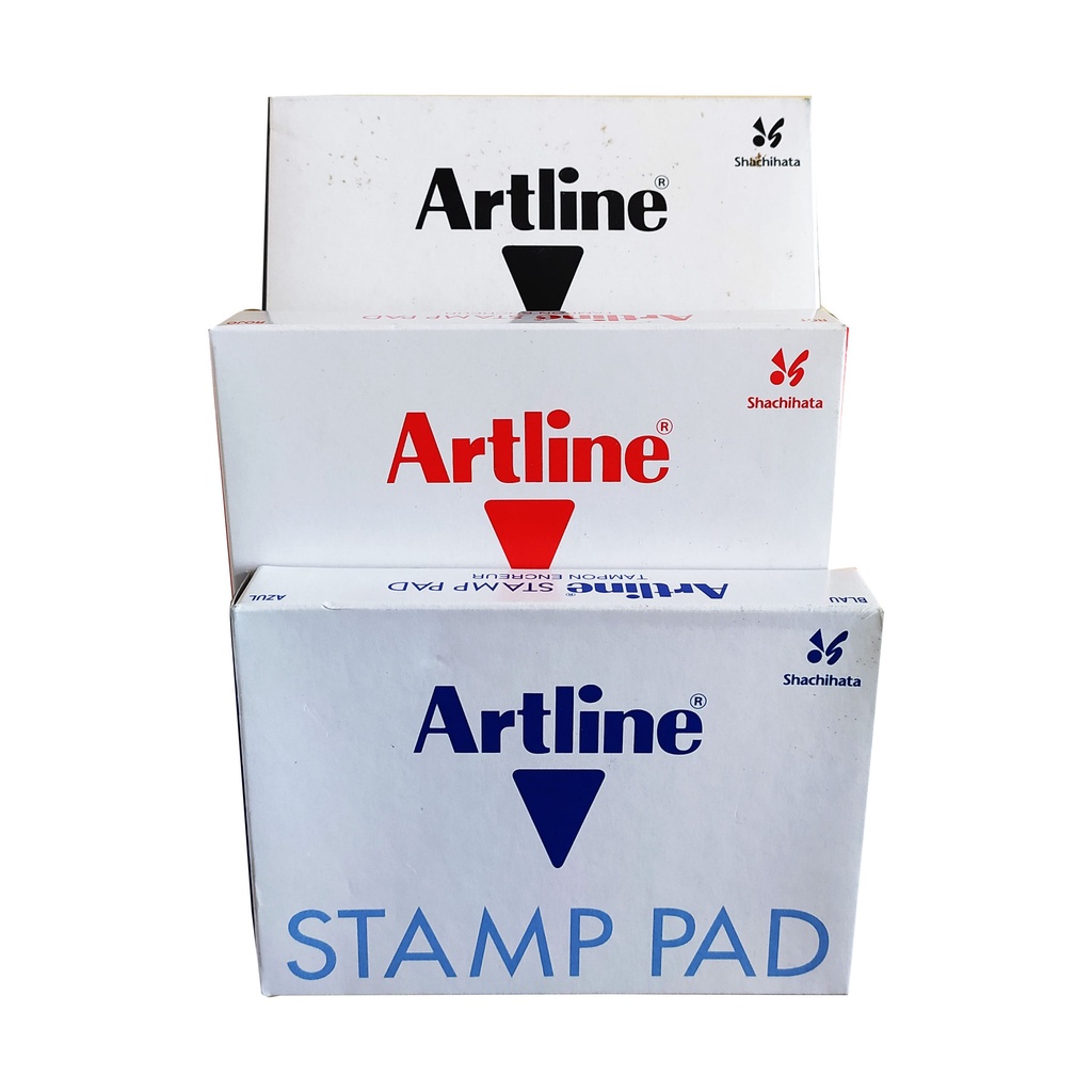 Artline Red Stamp Pad (Pack of 1) Red Ink Pad - Stamp Pads 