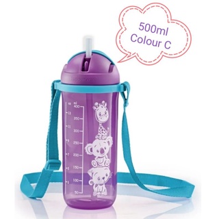 Tupperware Twinkle Straw Tumbler for Kids (400mL, 14oz)