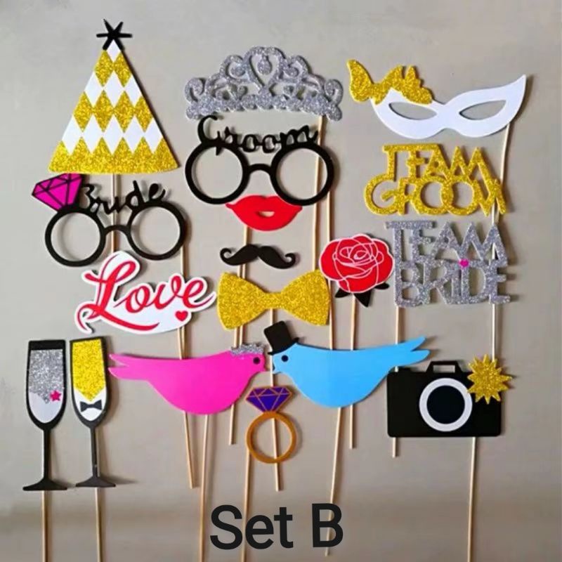 NEW ARRIVAL ORIGINAL Wedding Valentine Party DIY Photo Booth Stick ...