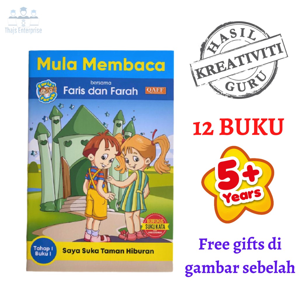 [Ready Stock] Mula Membaca Bersama Faris Dan Farah Buku 1-12 - Belajar ...