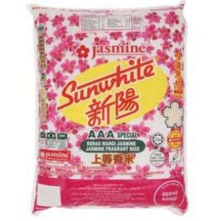 Jasmine Sunwhite Fragrant Rice 10kg | Shopee Malaysia