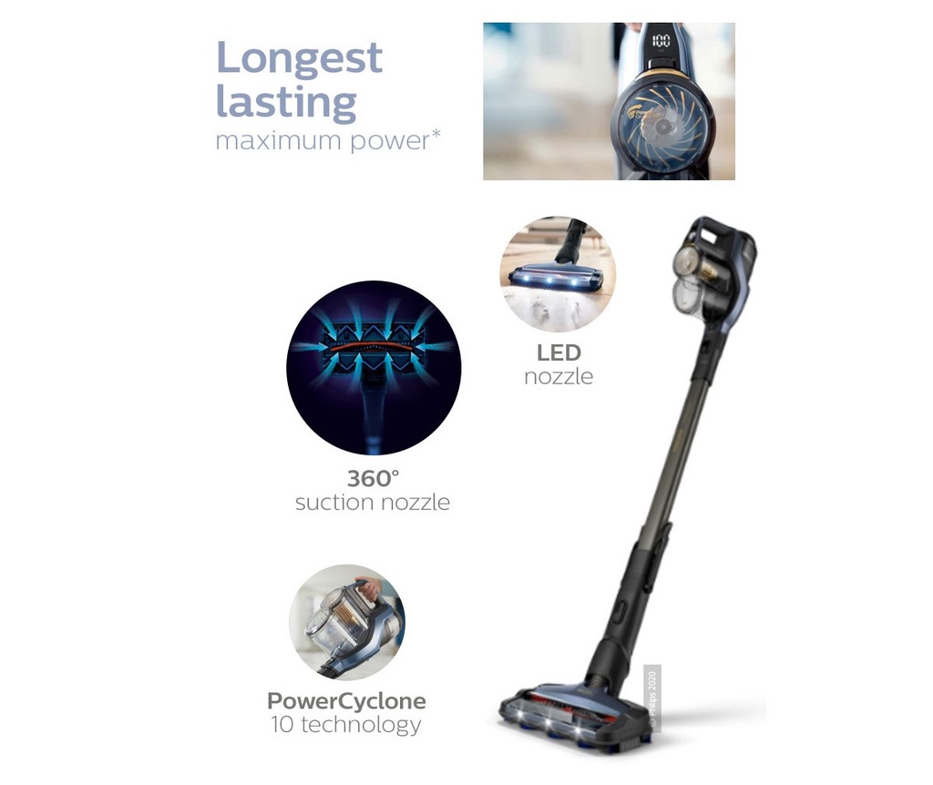 Philips 8000 Series Cordless Stick Vacuum Cleaner XC8043/01/XC8043