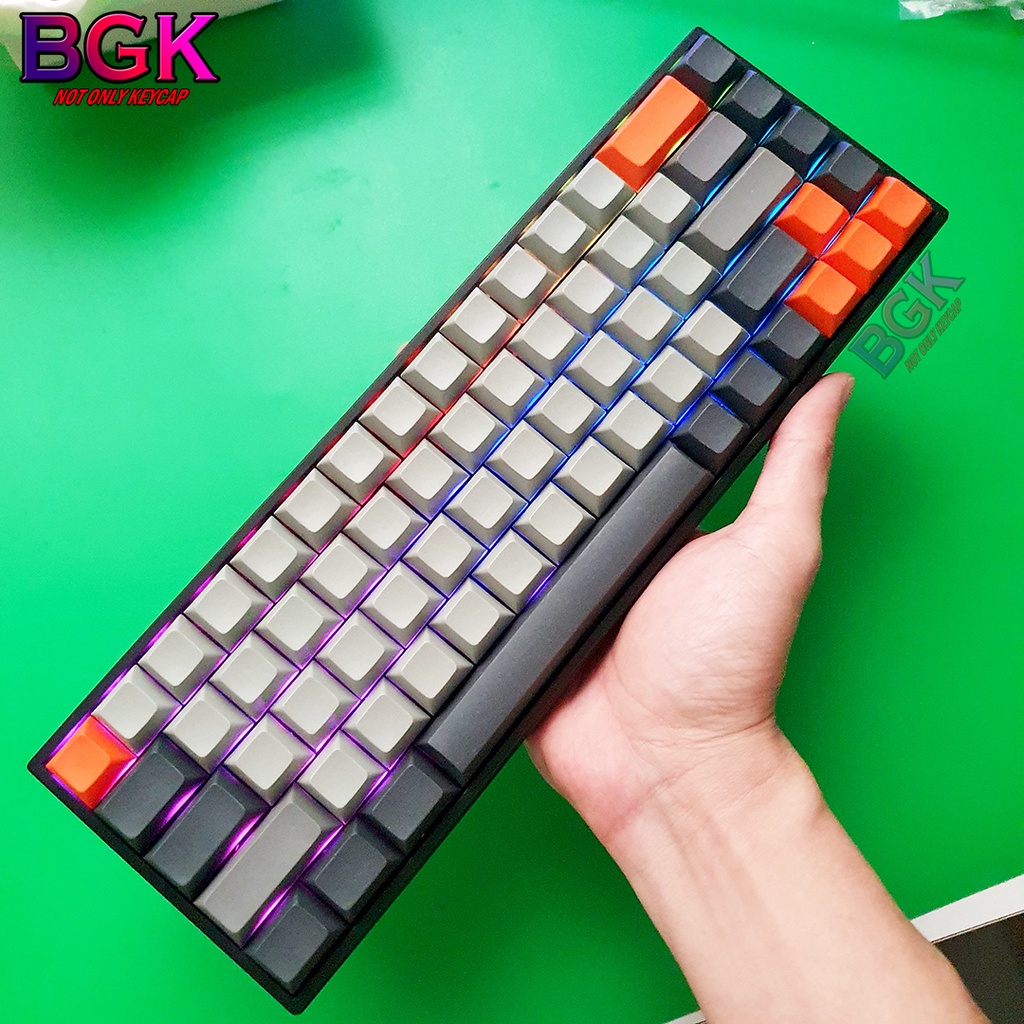 Dsa PBT Blank Keycap Set 74 keys without printed character layout 60 to ...