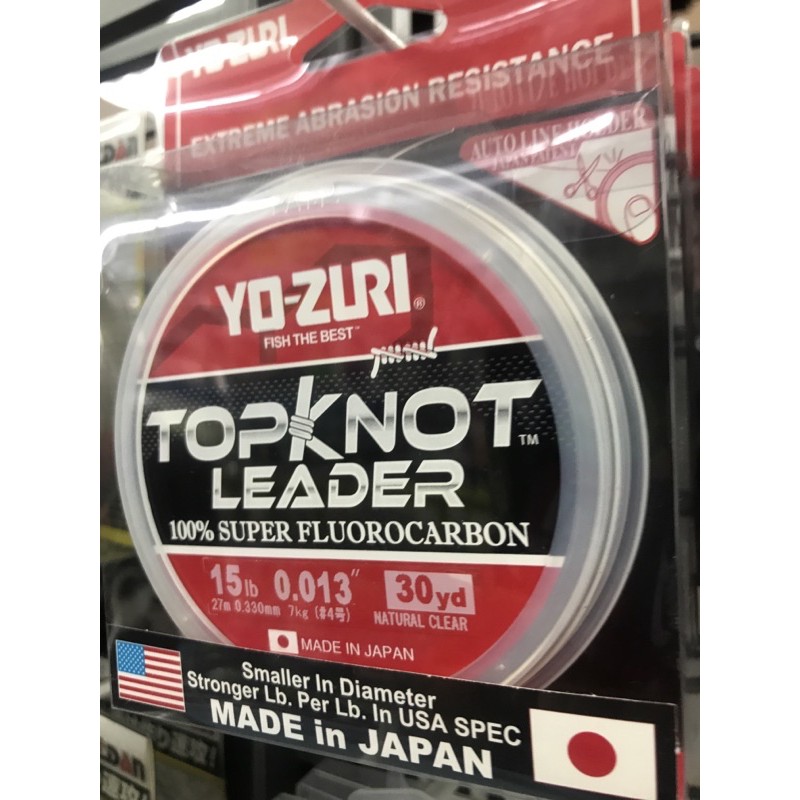 yozuri top knot leader flurocarbob Shopee Malaysia