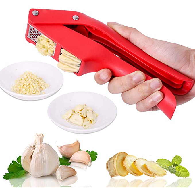 Matone Garlic Press, 2 in 1 Garlic Slicer and Mincer, Professional