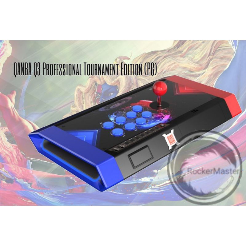 QanBa Q3 Obsidian 2-In-1 Arcade Fighting Stick E-Sport Pro Edition