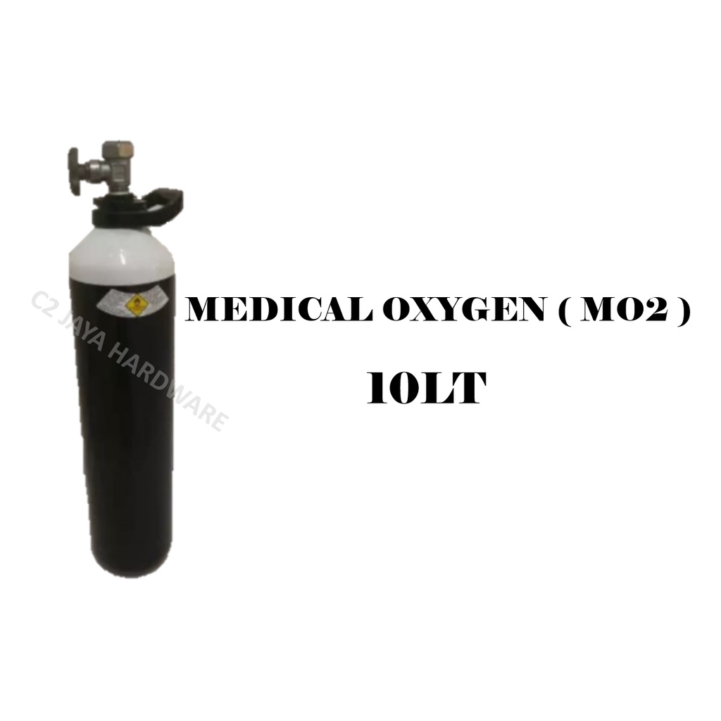 10LT Medical Oxygen Gas Portable Cylinder/MO2/Oksigen Perubatan/医用氧气 ...