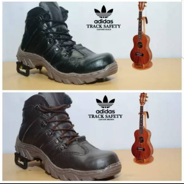 Adidas tracking shoes tracking boots safety shoes adventure touring leather Shopee Malaysia