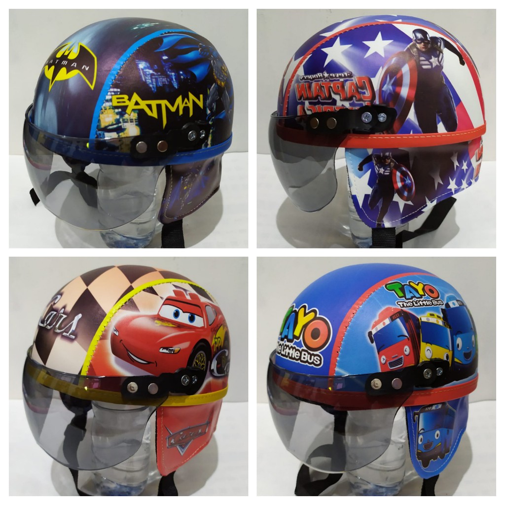 Helmet Budak Children'S RETRO Helmet / SINCHAN Children's Helmet ...